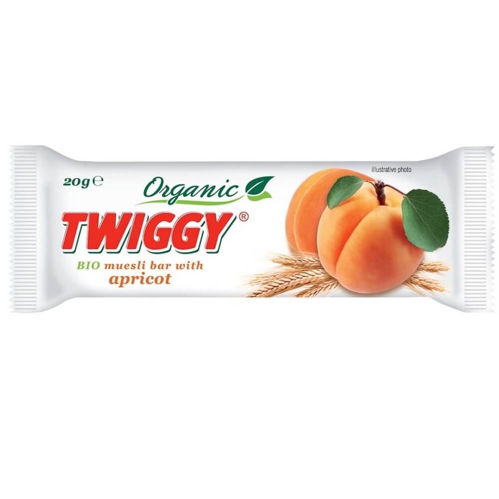 Müsliriegel mit Aprikose BIO 20 g - TWIGGY