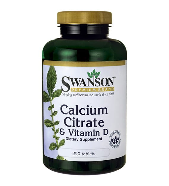 Calciumcitrat & Vitamin D - 3 250 Tabletten von SWANSON Imagem principal do produto