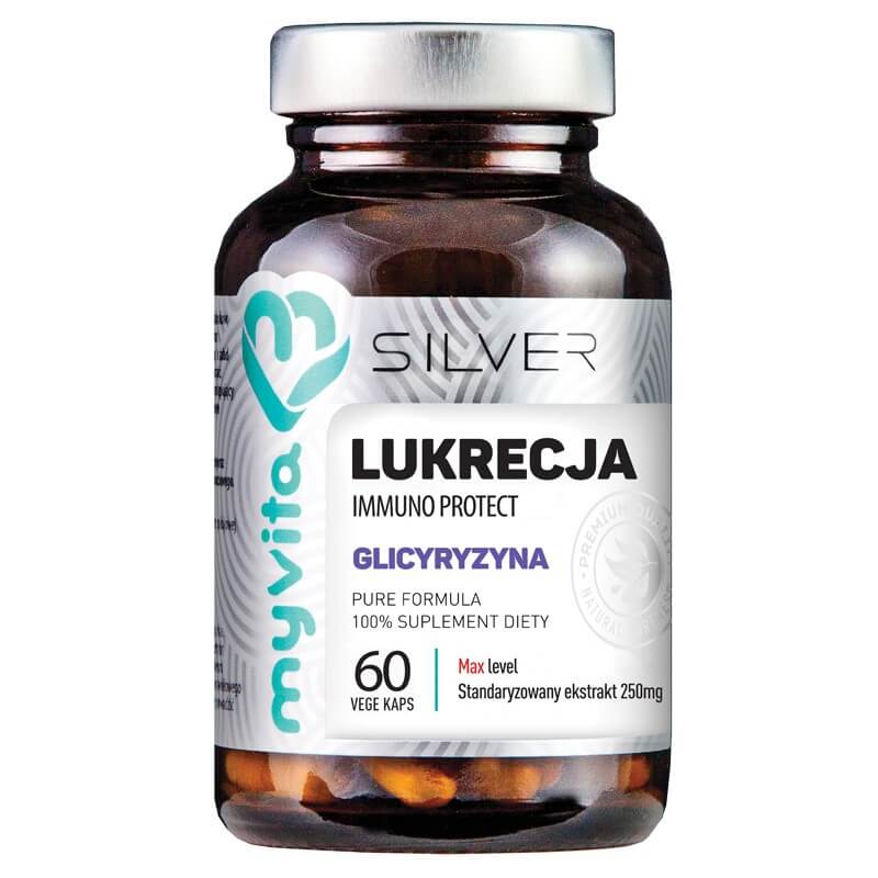 Süßholz Lakritzextrakt Immunschutz Glycyrrhizin 60 Kapseln MYVITA SILVER Image principale du produit