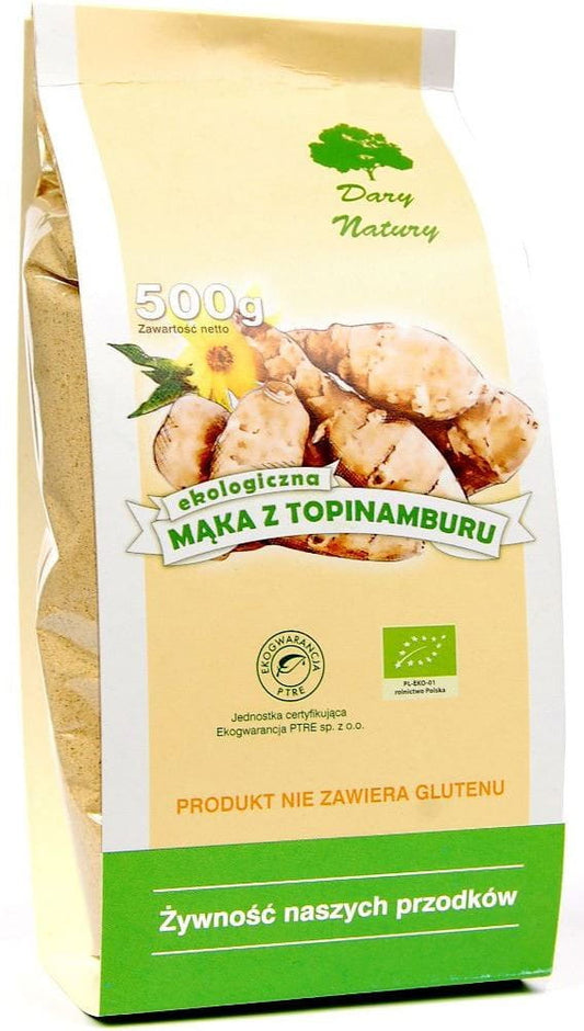 Topinamburmehl glutenfrei BIO 500 g - DARY NATURY