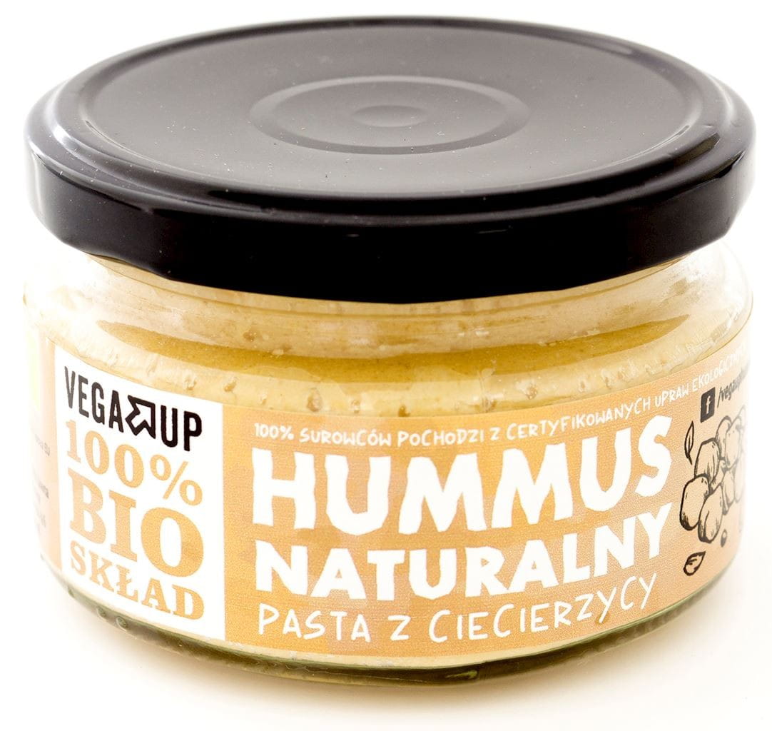Natürlicher Hummus BIO 190 g - VEGA UP Κύρια εικόνα προϊόντος