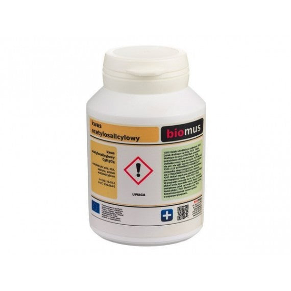 Acetylsalicylsäure 100g BIOMUS Huvudsaklig produktbild