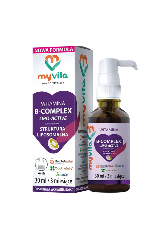 Vitamin B - KOMPLEX aktiv B KOMPLEX Tropfen 30 ml MYVITA - Biogo.de